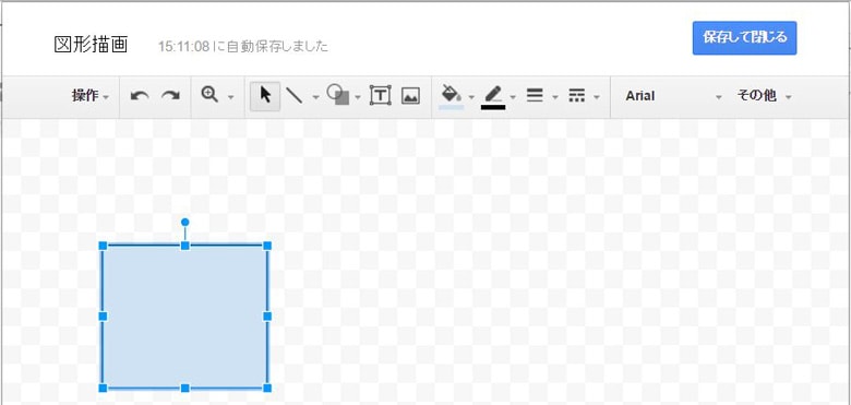 図形描画で図形を描く