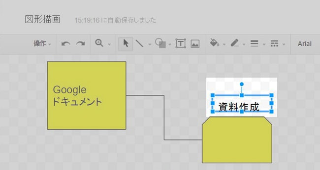 テキストボックスの大きさを調節